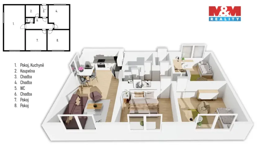 Prodej rodinného domu, Libišany, 118 m2