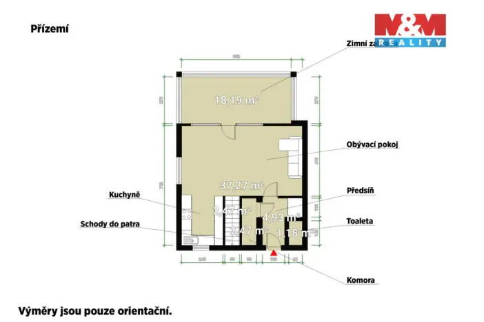 Prodej rodinného domu, Králův Dvůr - Křižatky, Na Vinohradech, 94 m2