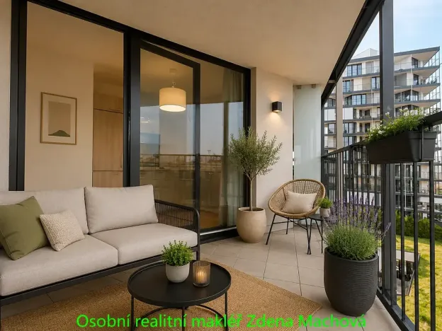 Pronájem bytu 1+kk, Praha - Žižkov, Ke kapslovně, 38 m2