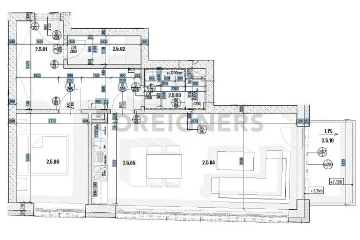Pronájem bytu 2+kk, Brno, Cejl, 57 m2