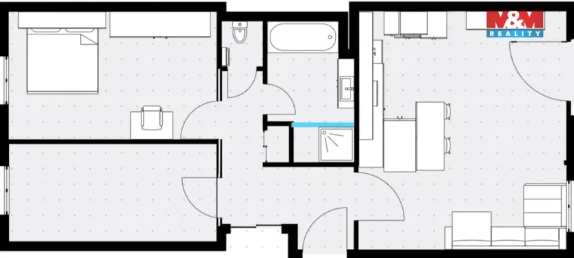Prodej bytu 4+kk, Praha - Nové Město, Pod Slovany, 85 m2