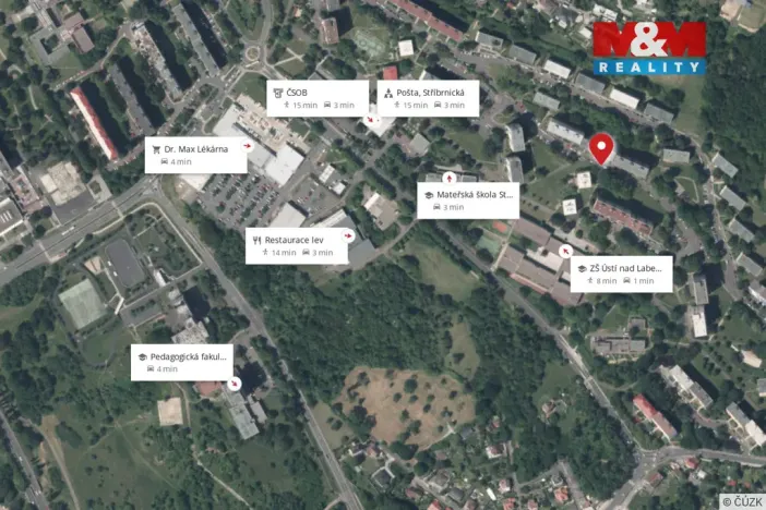 Pronájem bytu 1+1, Ústí nad Labem, Jizerská, 42 m2