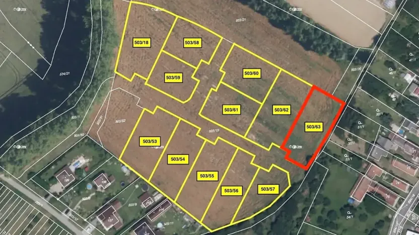 Prodej pozemku pro bydlení, Sobčice, 1274 m2