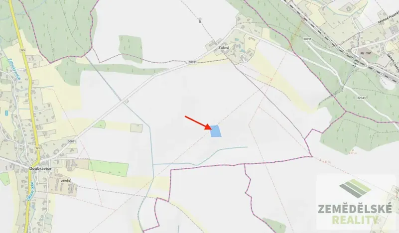 Prodej pole, Doubravice, 36202 m2