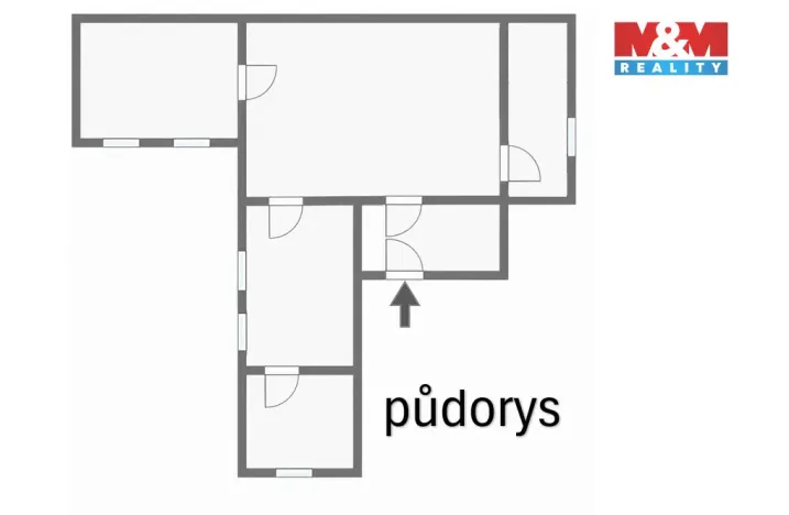 Pronájem bytu 4+kk, Kolín - Kolín I, Husova, 68 m2