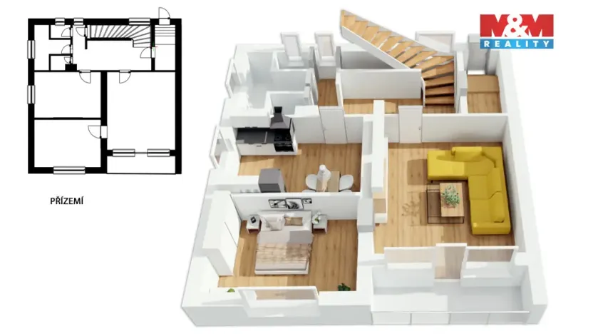 Prodej rodinného domu, Kluky, 149 m2