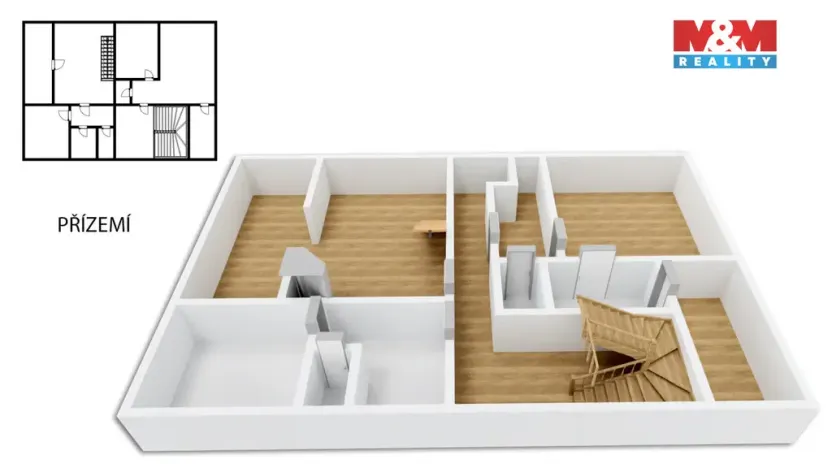 Prodej činžovního domu, Doksy, náměstí Republiky, 235 m2