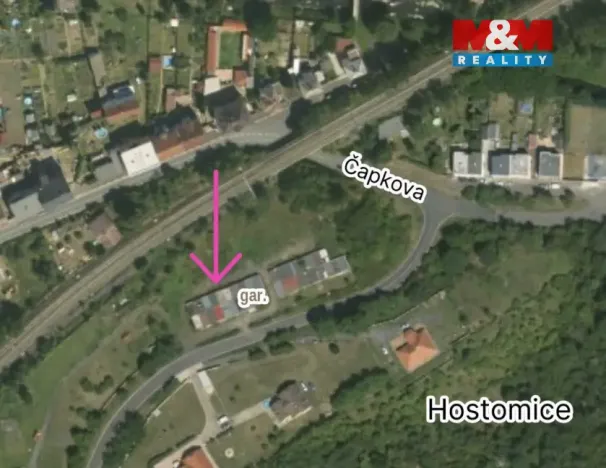 Prodej garáže, Hostomice, Havlíčkova, 24 m2