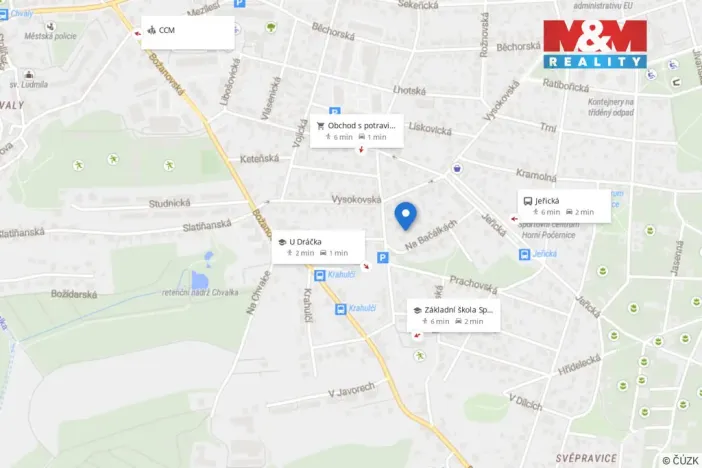 Prodej pozemku pro bydlení, Praha - Horní Počernice, Na Bačálkách, 539 m2