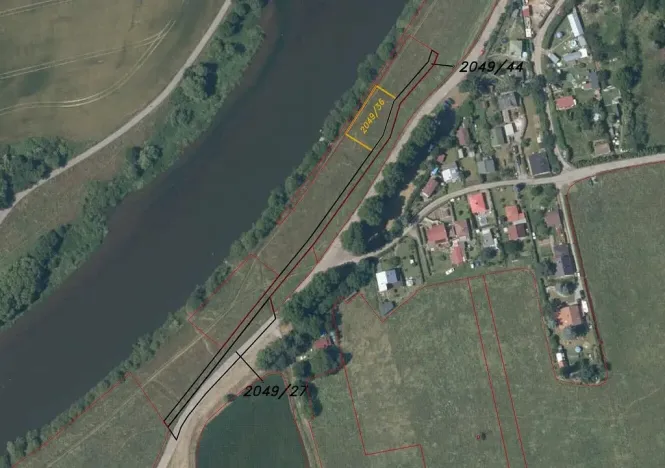 Prodej pozemku, Všenory, 601 m2