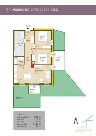 Prodej apartmánu, Bad Mitterndorf, Rakousko, Kulmhofweg, 71 m2