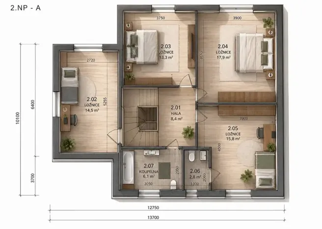 Prodej rodinného domu, Praha - Řeporyje, Horšovská, 166 m2