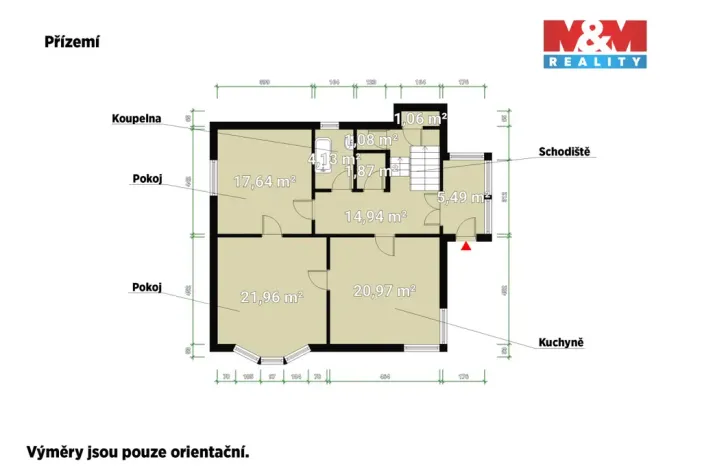 Prodej rodinného domu, Zdice, Komenského, 181 m2