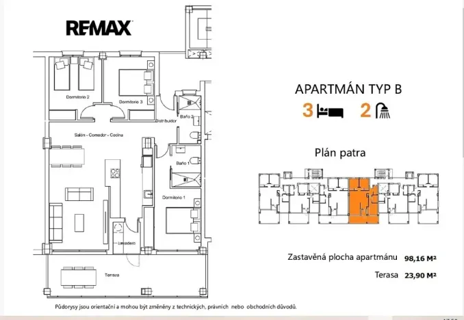 Prodej bytu 3+kk, San Miguel de Salinas, Španělsko, Calle Mozart, 95 m2