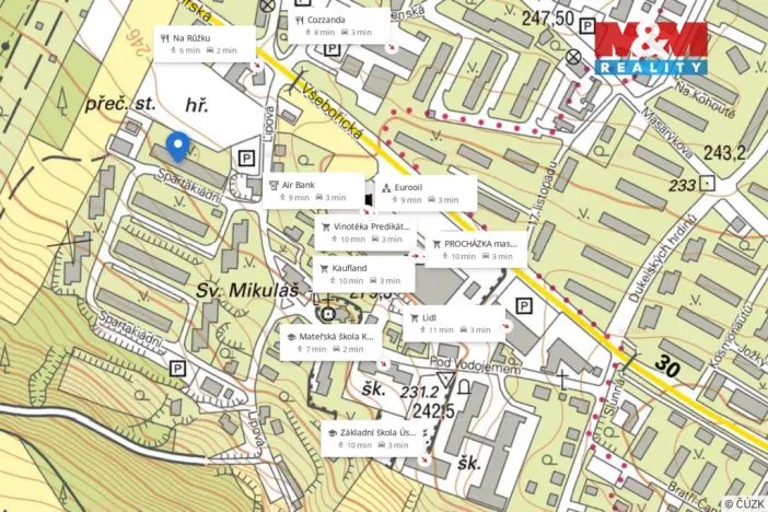 Pronájem bytu 1+kk, Ústí nad Labem - Všebořice, Spartakiádní, 31 m2