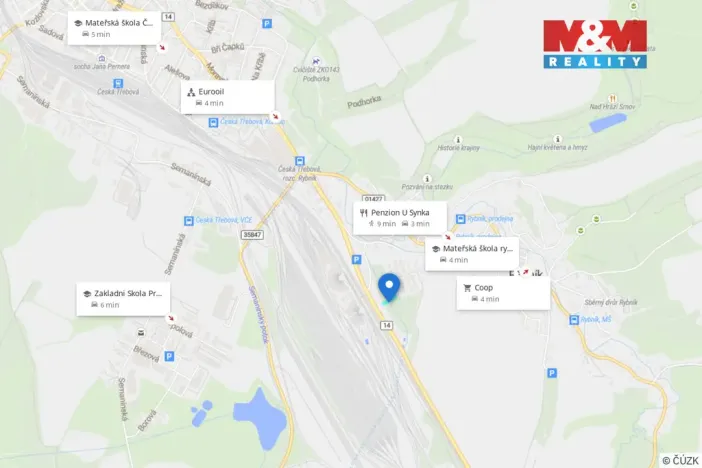 Prodej zahrady, Rybník, 1376 m2