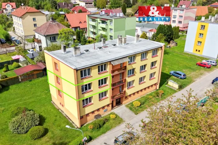 Prodej bytu 3+1, Černovice, Tyršova, 64 m2