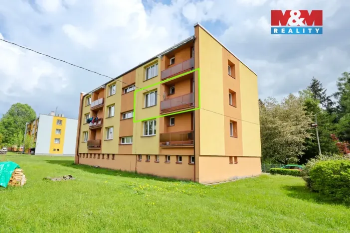Prodej bytu 3+1, Černovice, Tyršova, 64 m2