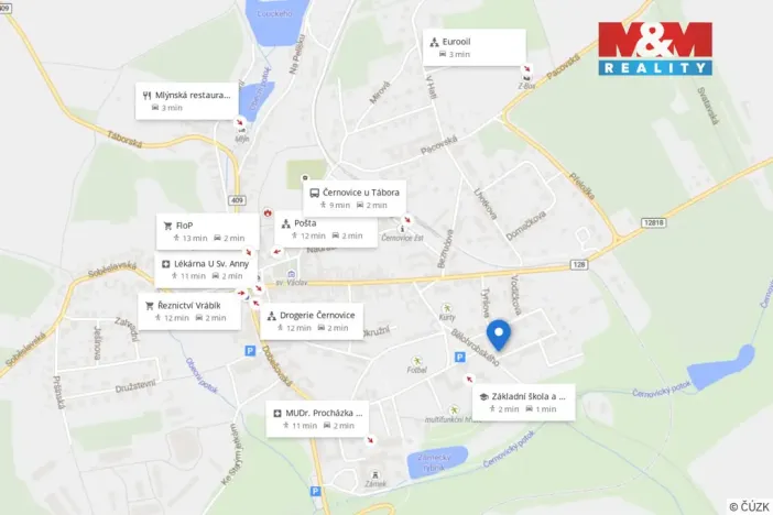 Prodej bytu 3+1, Černovice, Tyršova, 64 m2
