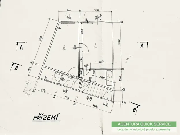 Prodej rodinného domu, Černošice, Radotínská, 107 m2