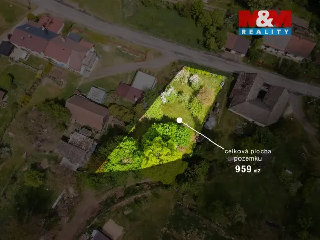 Prodej pozemku pro bydlení, Dětřichov, 959 m2