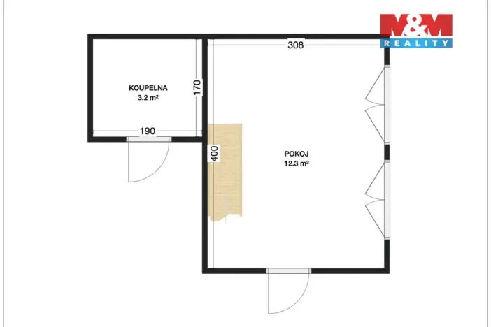 Prodej chaty, Kutná Hora - Perštejnec, 16 m2