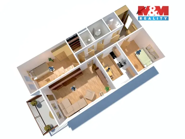 Prodej bytu 3+1, Žitovlice, 67 m2