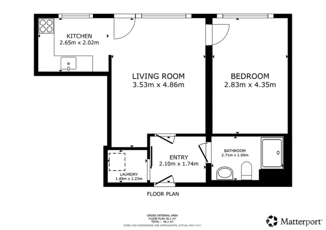 Pronájem bytu 2+kk, Praha - Kamýk, Hodkovická, 47 m2