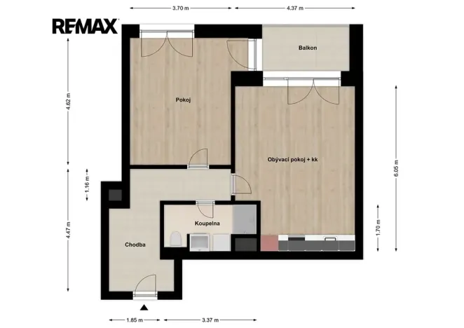 Pronájem bytu 2+kk, Plzeň, Bolevecká, 65 m2