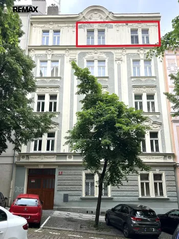 Pronájem bytu 2+kk, Praha - Vršovice, Tolstého, 56 m2