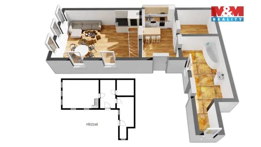 Prodej rodinného domu, Úpice, Poděbradova, 141 m2