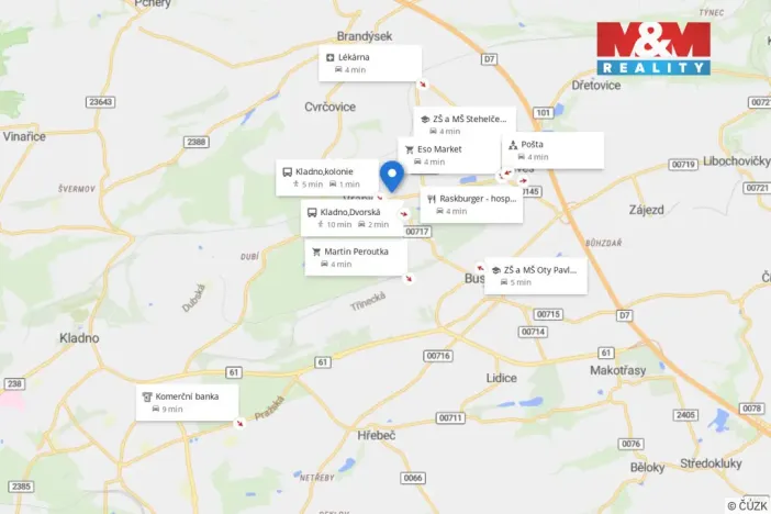 Pronájem rodinného domu, Kladno - Vrapice, V zahrádkách, 81 m2