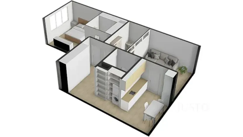 Prodej bytu 2+1, Písek, Budovatelská, 66 m2