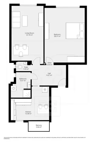 Pronájem bytu 2+1, Praha - Hradčany, Na valech, 79 m2