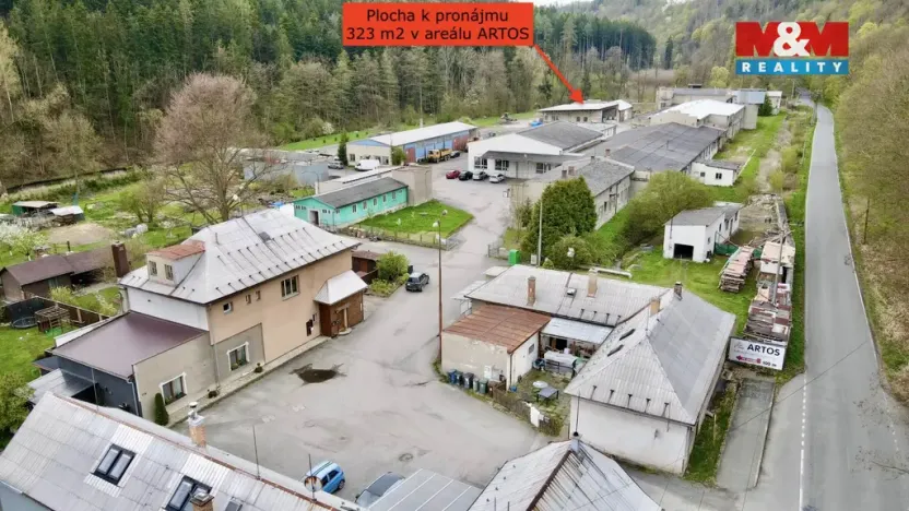 Pronájem komerčního pozemku, Loštice, Vlčice, 323 m2