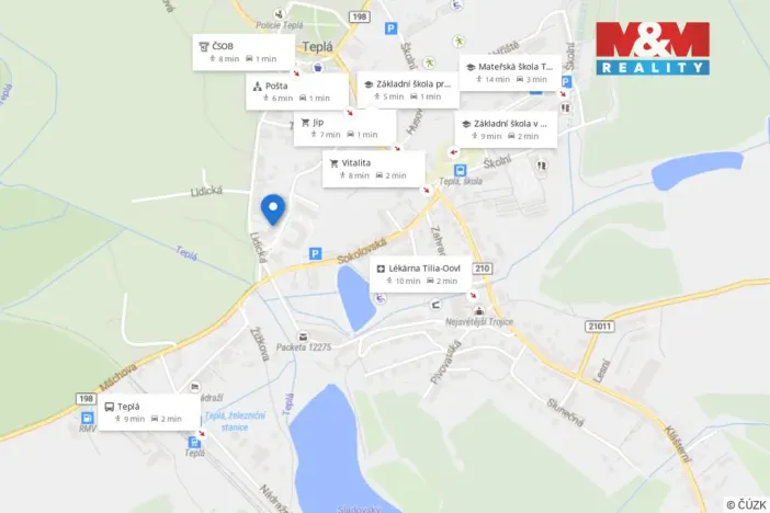 Prodej bytu 1+1, Teplá, Palackého, 40 m2