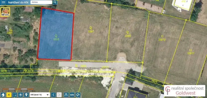 Prodej pozemku, Konárovice, Zadní Zájezd, 1074 m2