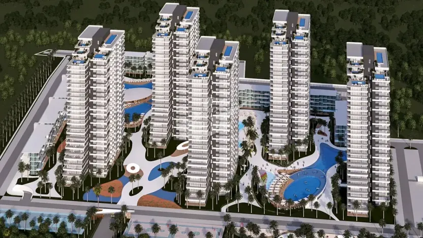 Prodej bytu 2+kk, Trikomo, Kypr, 50 m2
