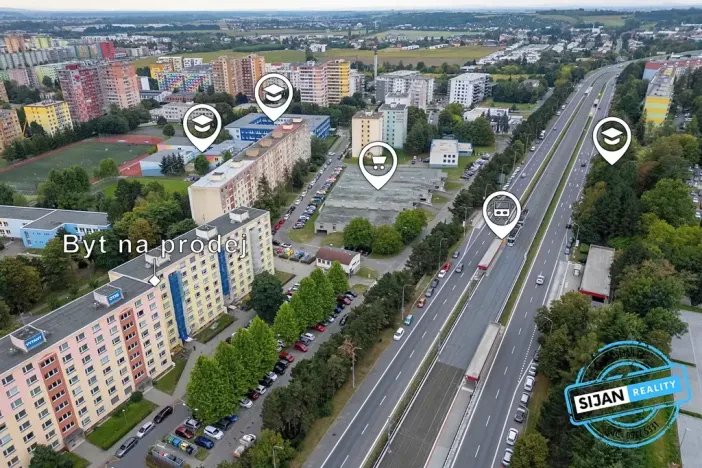 Prodej bytu 2+1, Olomouc, Heyrovského, 58 m2