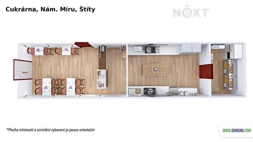 Prodej podílu restaurace, Štíty, nám. Míru, 59 m2