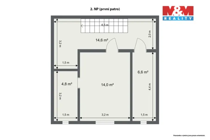 Prodej rodinného domu, Kraslice, Polní, 77 m2