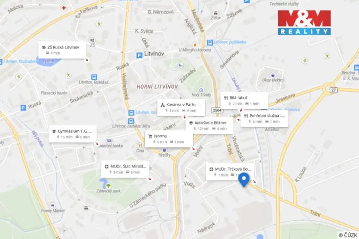 Prodej bytu 1+1, Litvínov - Horní Litvínov, Čapkova, 36 m2