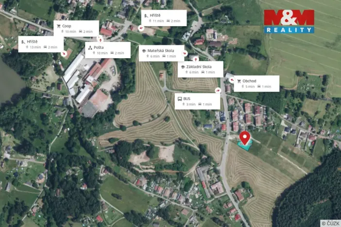 Prodej pozemku pro bydlení, Vítězná - Kocléřov, 1135 m2