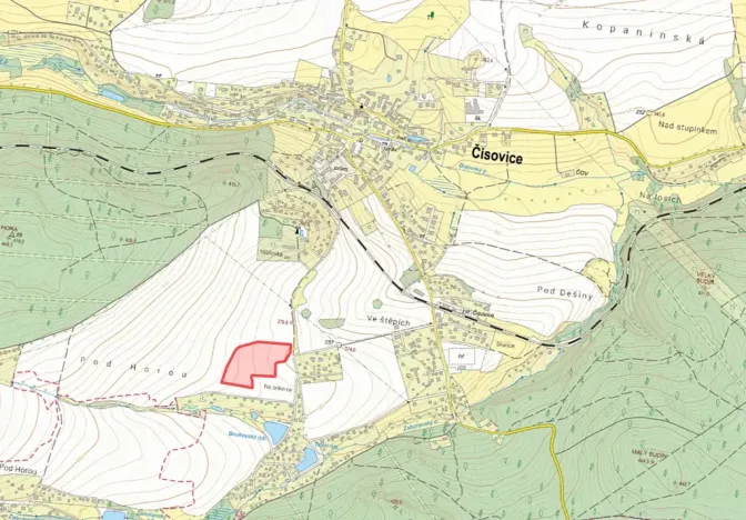 Prodej pole, Čisovice, 26842 m2