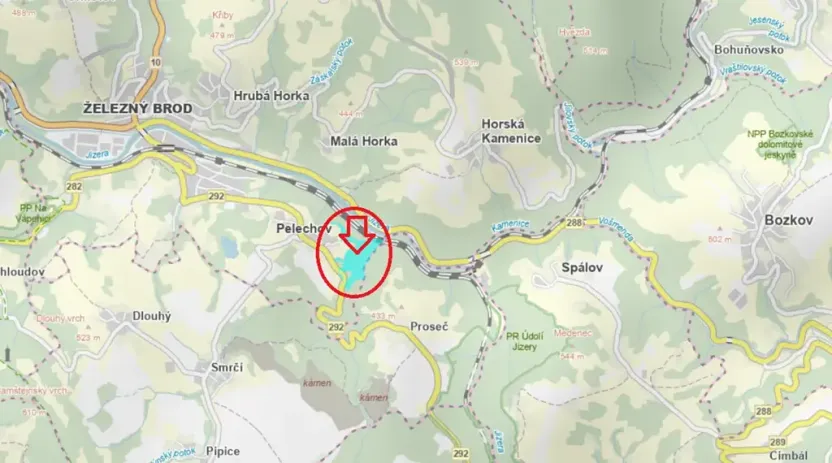 Prodej podílu lesa, Železný Brod, 5530 m2