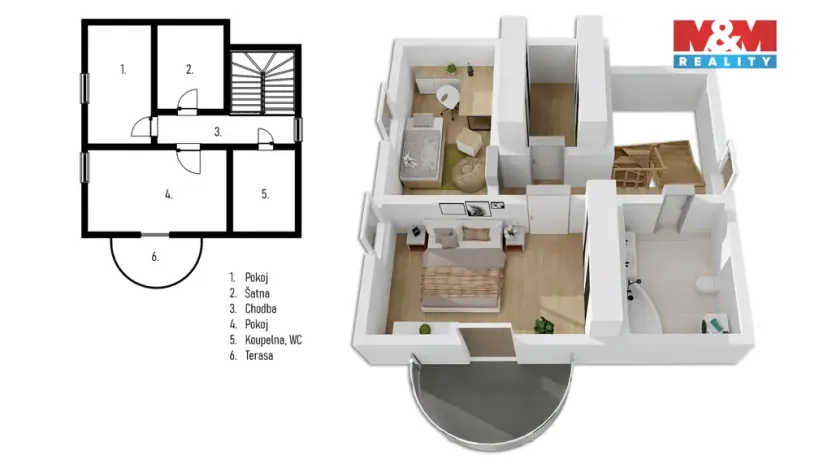 Prodej rodinného domu, Bobnice, Za Školou, 105 m2