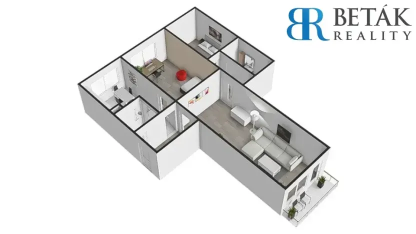 Prodej bytu 3+1, Přerov, tř. 17. listopadu, 78 m2