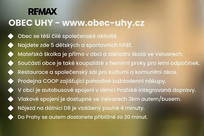 Prodej pozemku pro bydlení, Uhy, 1345 m2
