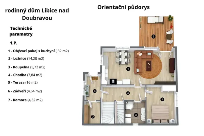 Prodej rodinného domu, Libice nad Doubravou, Farská, 175 m2