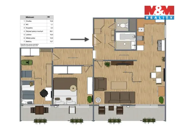 Prodej bytu 3+1, Brandýs nad Labem-Stará Boleslav, Jasanová, 81 m2